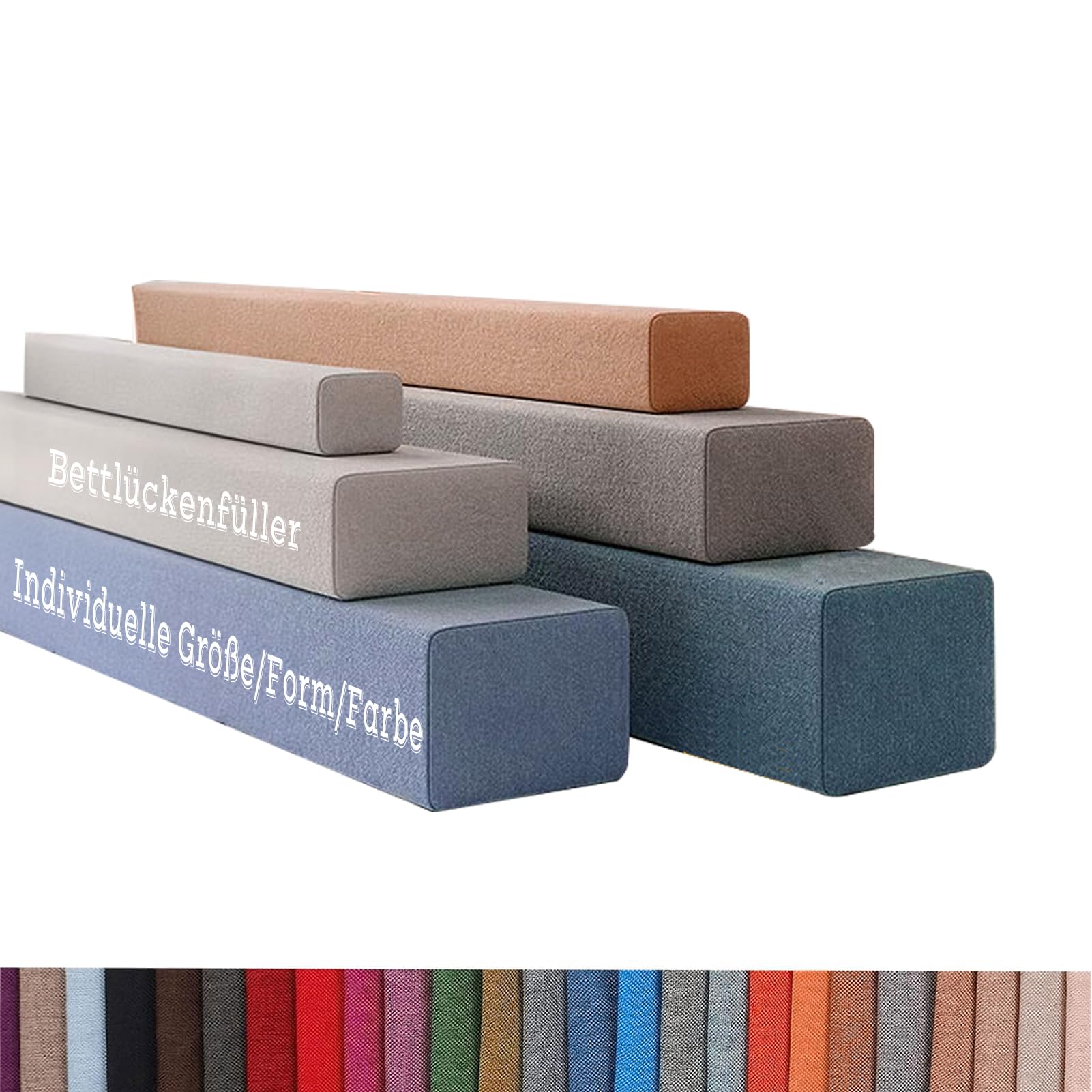 Benutzerdefinierte Größe Bettlückenfüller, Matratzenverlängerung, Lückenfüller Matratze Schließe Lücke Zwischen Kopfteil und Matratze, Einzel-/Doppel-/Kingsize-Bett