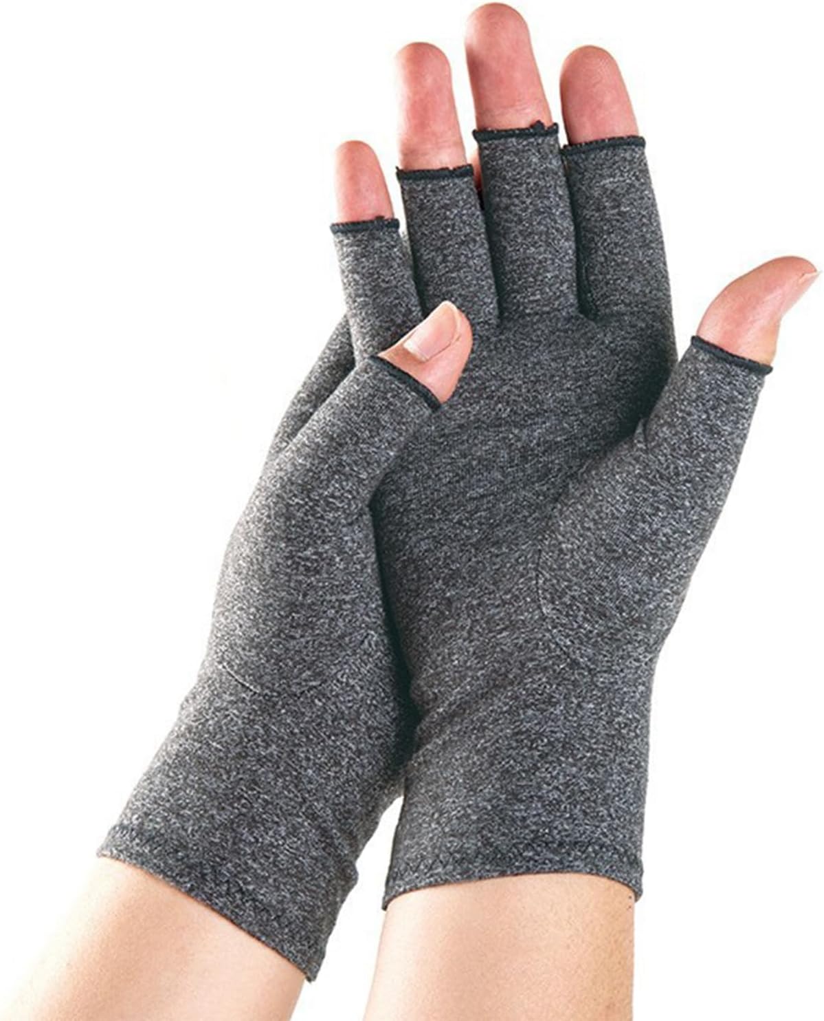 Breathable Half Finger Gloves Enhanced Pressure Design Outdoor Activities Gym Workouts Unisex Fit Breathable Knit Sports Gloves