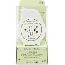 CELAVI x PEANUTS Easy Roll Spot Patch Dispenser, Hydrocolloid Blemish Cover Patches with Snoopy Design, 12mm Patches, 100 Count, Made in Korea