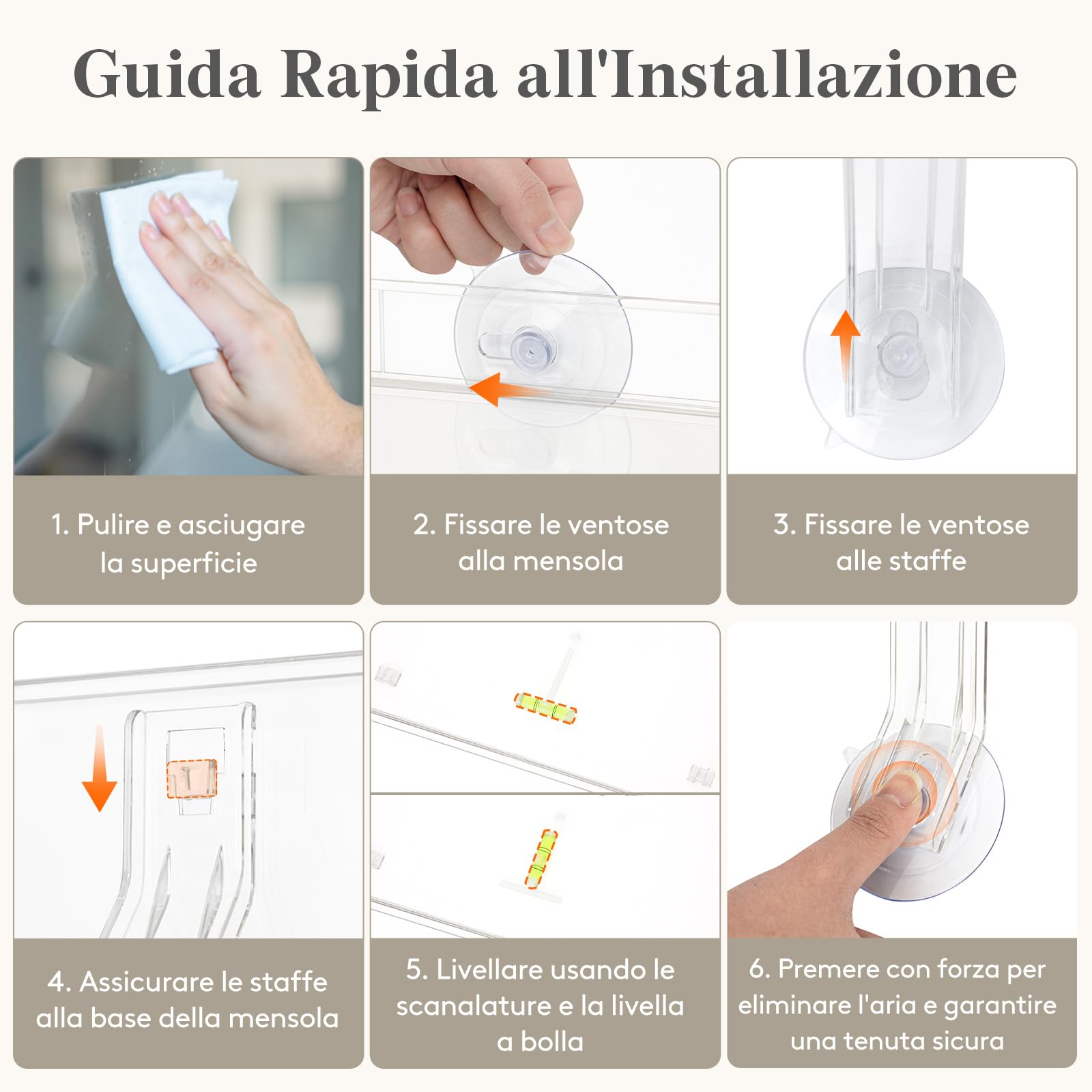 Lifewit Set di 2 Scaffale per piante da davanzale Sistema di scaffali in acrilico resistente con ventose Scaffale da interno per piante grasse e miniaturizzate da davanzale