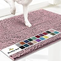 Vista 53 de Muddy Mat Tapete súper absorbente para interiores, de microfibra de secado rápido, antideslizante, para puerta principal, lavable a máquina