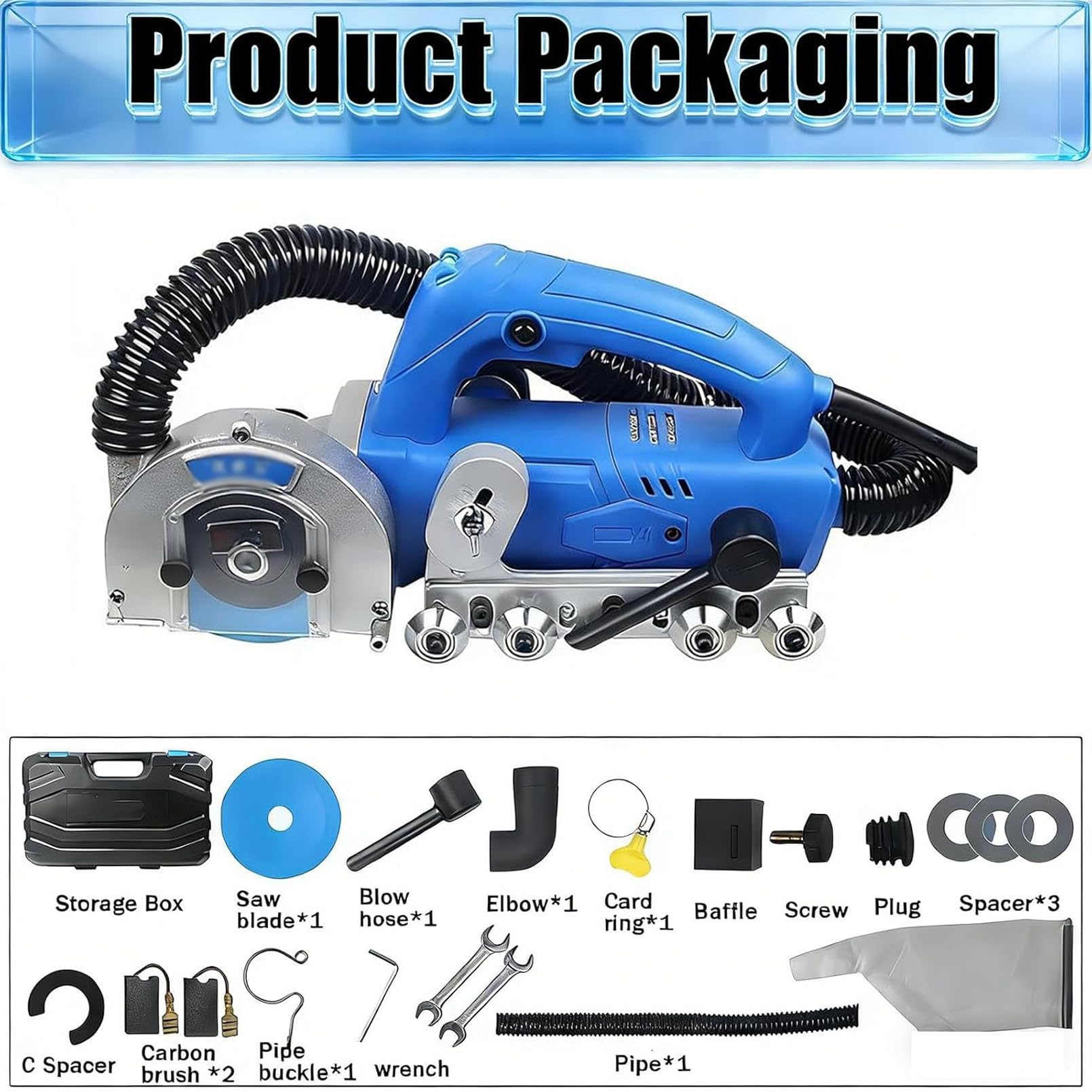 Herramienta eléctrica para Remover lechada de 1200 W y 9000 RPM, Herramienta de Bricolaje para rejuntar Pisos, para Limpiar Entre baldosas de cerámica y Remover