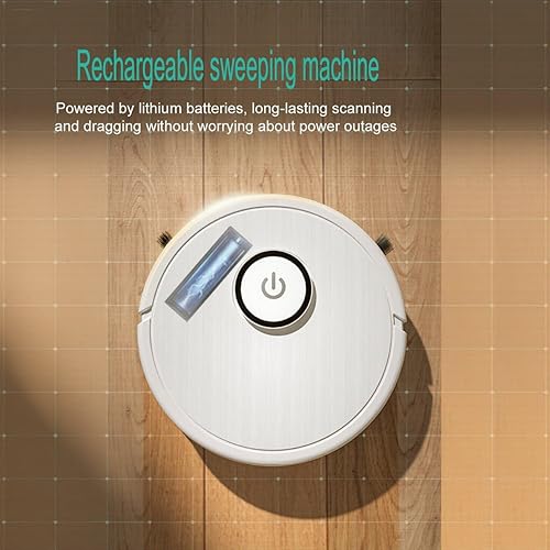 Miniatura 6 de Robot aspirador, robot aspirador y trapeador, robot aspirador avanzado para evitar obstáculos, diseño delgado de aspiradora, ideal para pelo de