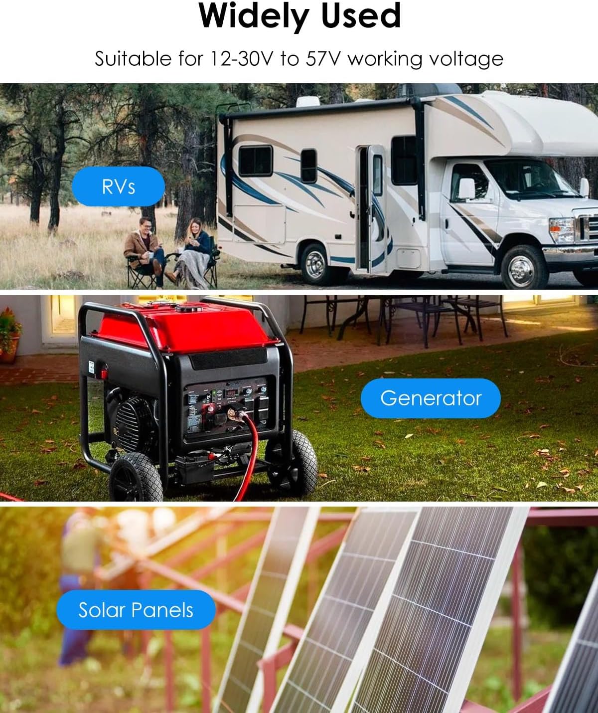 Starlink Gen 3 Step Up Converter Adapter, High-Efficiency Step Up 12V/24V to 57V 4.5A Conversion Router, DC 12V Power Cord Boost Converter for Starlink Gen 3 Power Supply with DC Male Plug