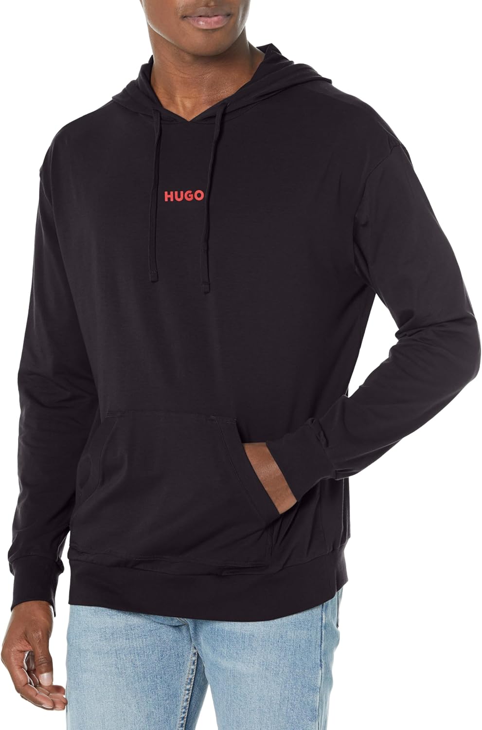 HUGO mens Linked Hooded Sweatshirt With Kangaroo PocketHooded Sweatshirt