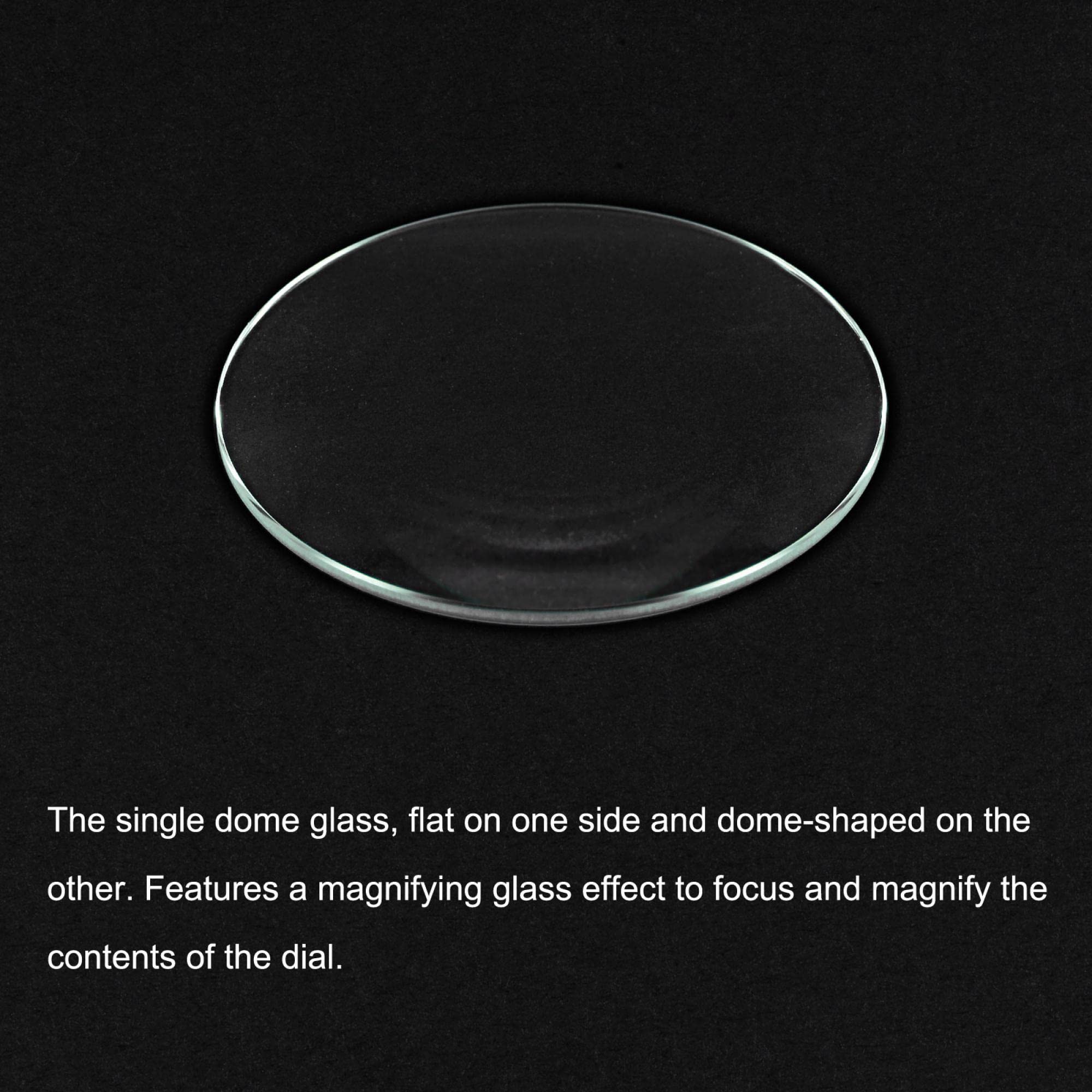 Sourcing Map 8 Stück Uhrglas, 31 Mm, Kuppellinse, 1,5 Mm Rand – Klar, Für Reparatur