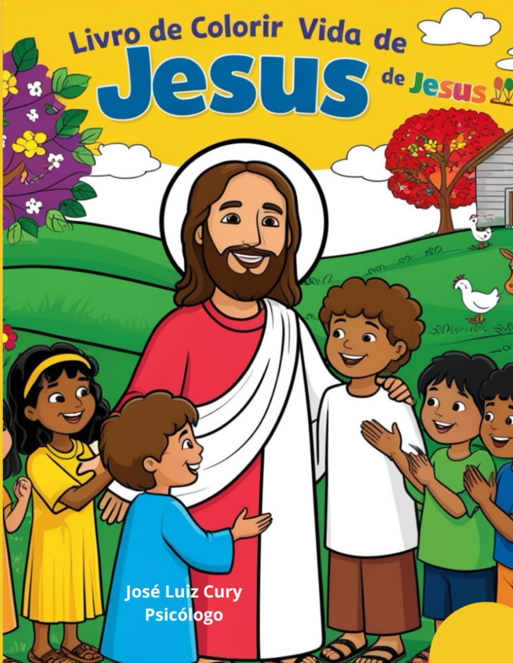 LIVRO PARA COLORIR - A Vida de Jesus