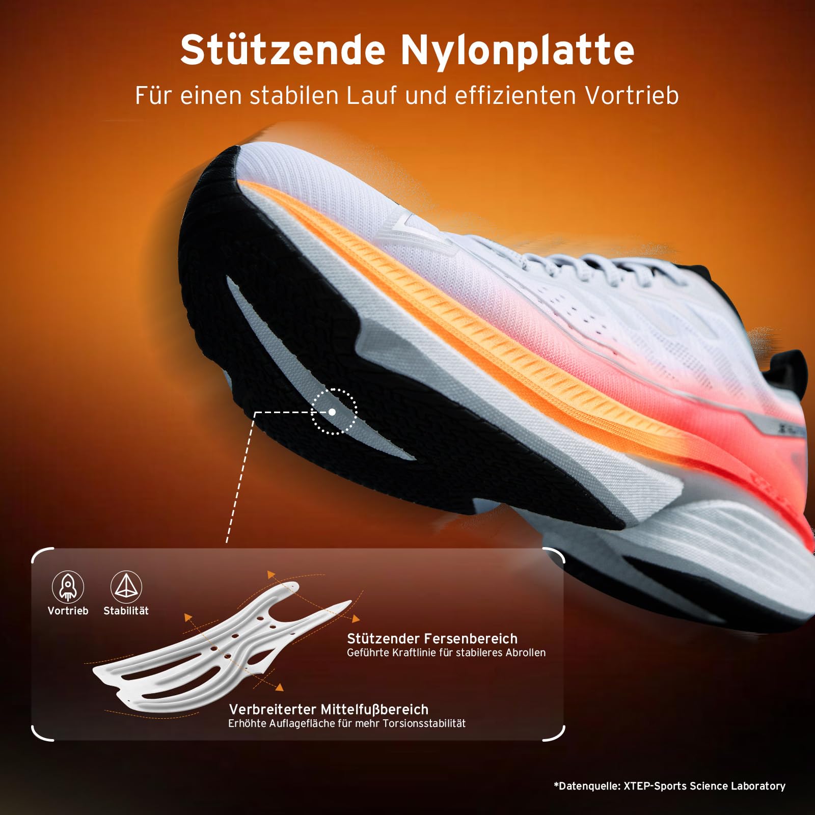 XTEP One-Piece Herren Laufschuhe Sommer Netz atmungsaktive Laufschuhe Schockdämpfer Sportschuhe Körper Test Schuhe877419110070