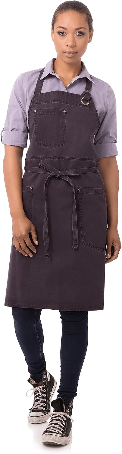 Chef Works Unisex Dorset Bib Apron