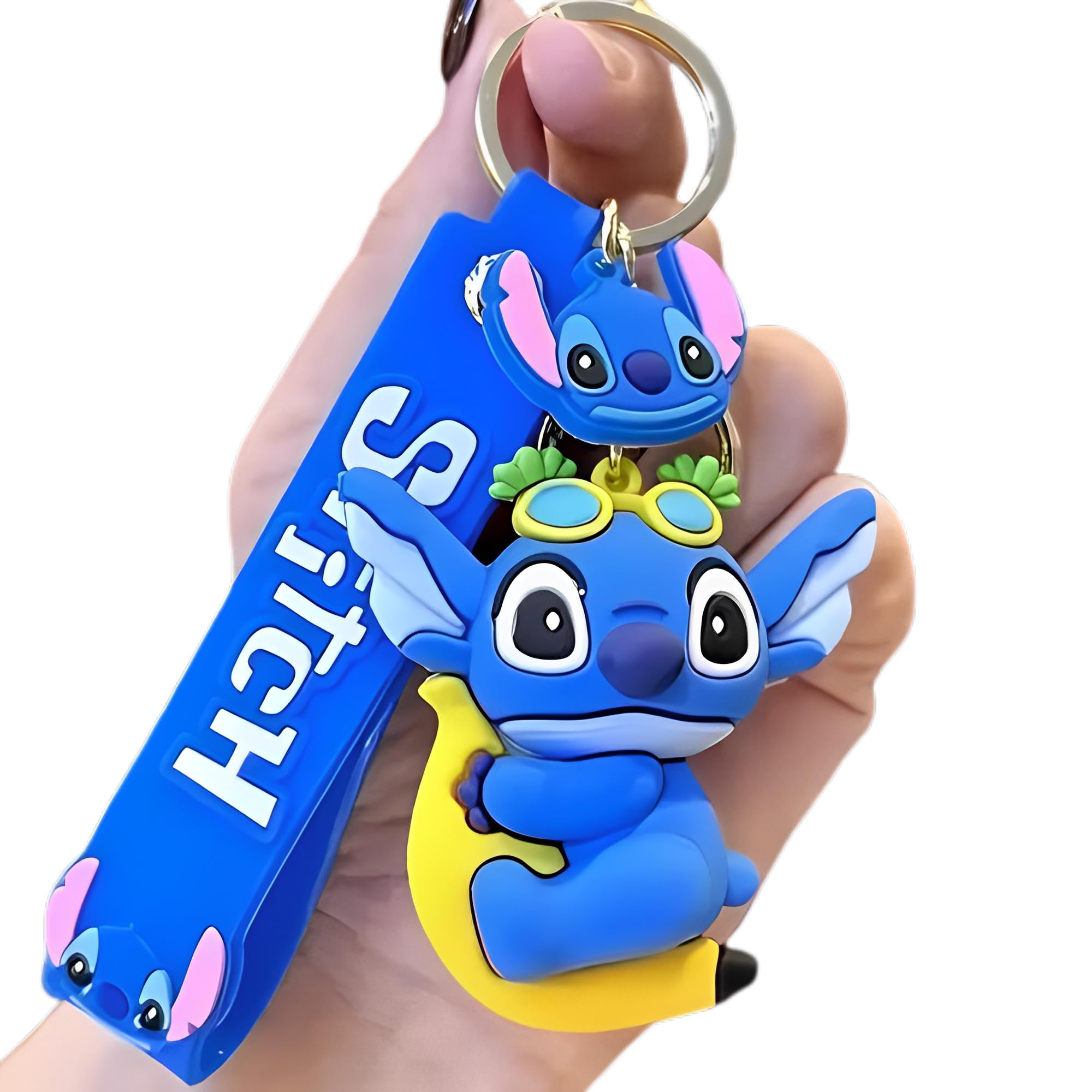 Cartoon Keychains For Girls Boys, Cute Pendant Keychains Accessories, Key ring Purse Backpack, Key Accessories Wristlet (C)