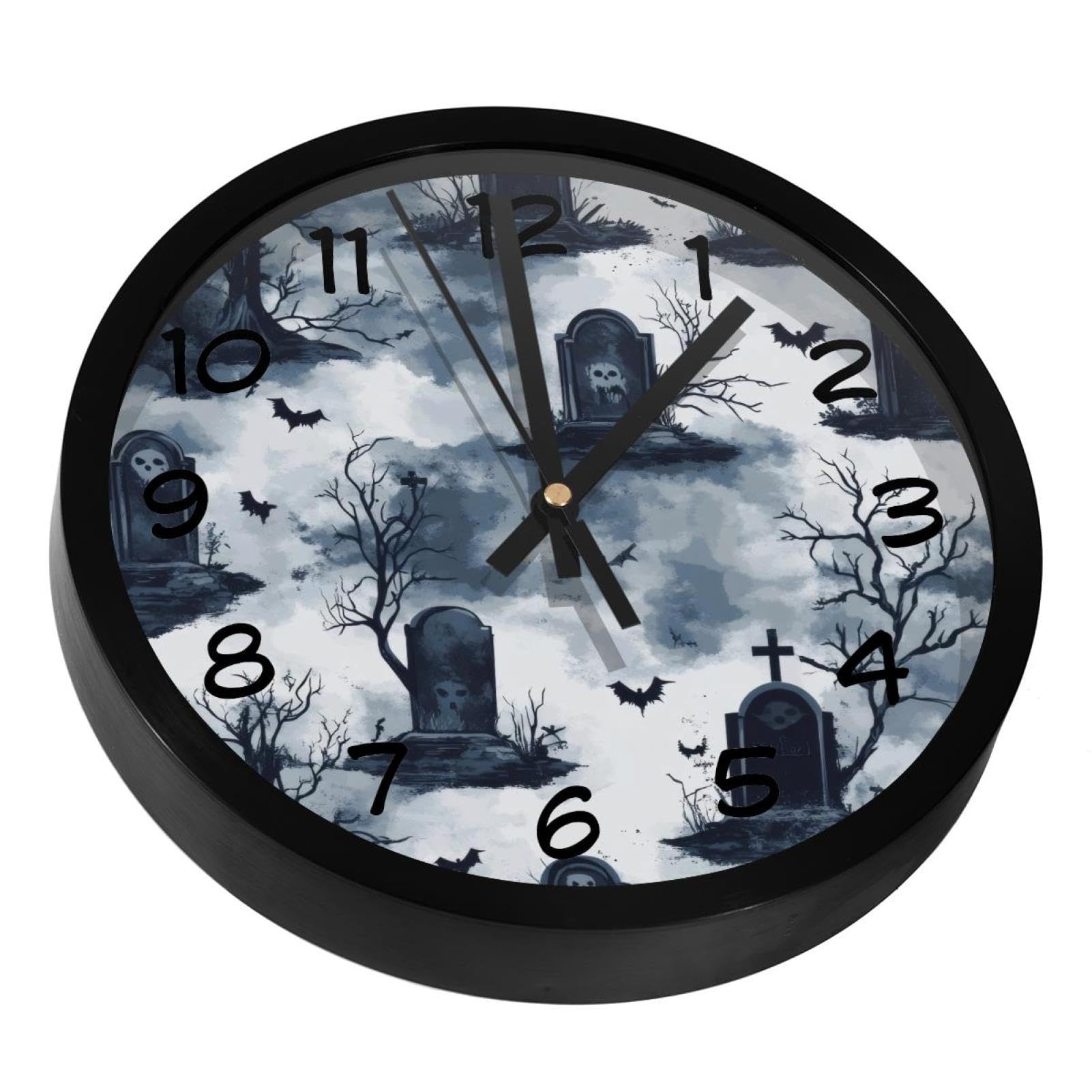 Horloge murale silencieuse pour chambre à coucher et salon déco