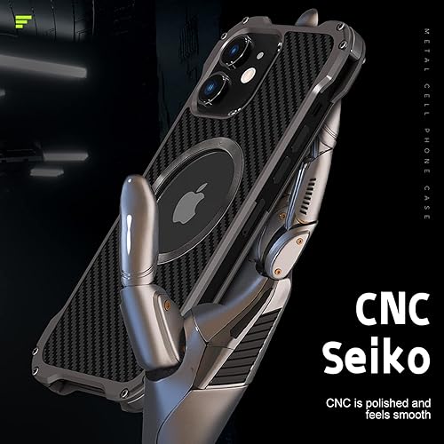 Miniatura 6 de GooodiDEAR Funda hueca trasera de disipación de calor para iPhone 12 Pro Max protector de lente de parachoques a prueba de golpes soporte Magsafe