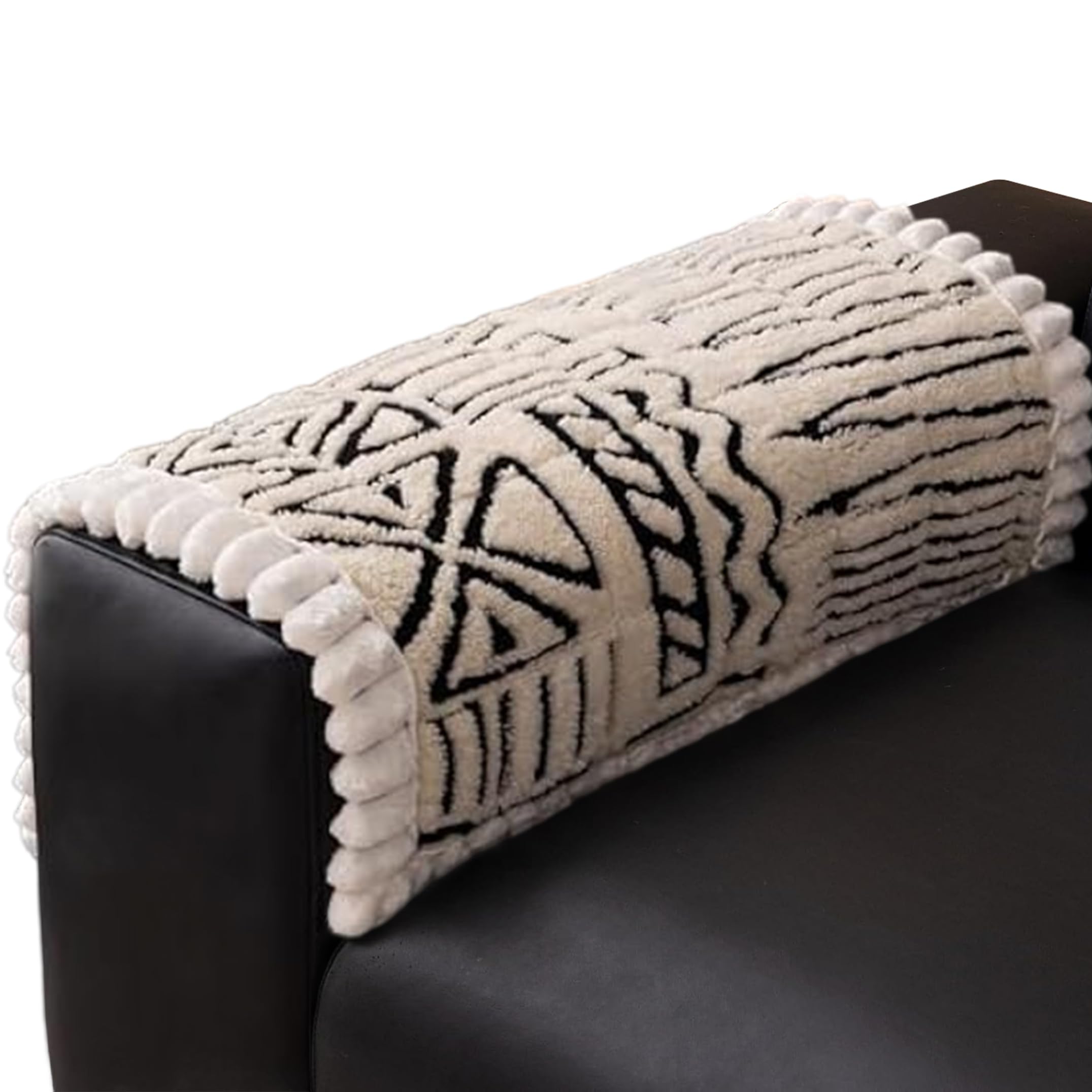 Housses de fauteuil blanches anti-salissures pour rénover vos bras de chaise