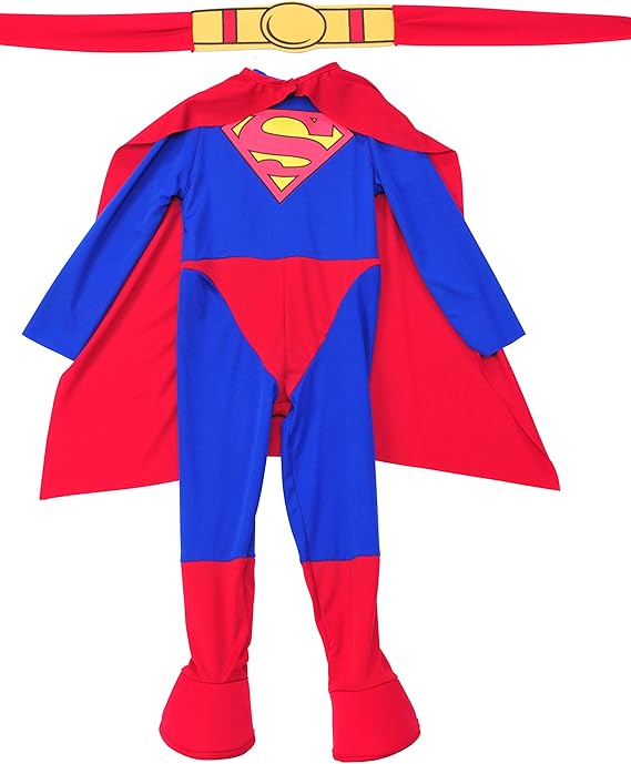 Superman Costume with cape and belt