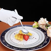 Vista 8 de Cucharitas de 6 cucharas de cubiertos de acero inoxidable, cucharas pequeñas de acero inoxidable, cucharas de té para el hogar, cocina