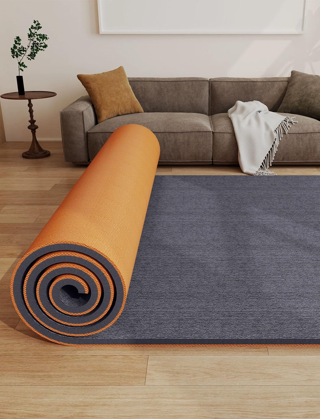 Tapis acoustique insonorisant antibruit antidérapant lavable pour sol