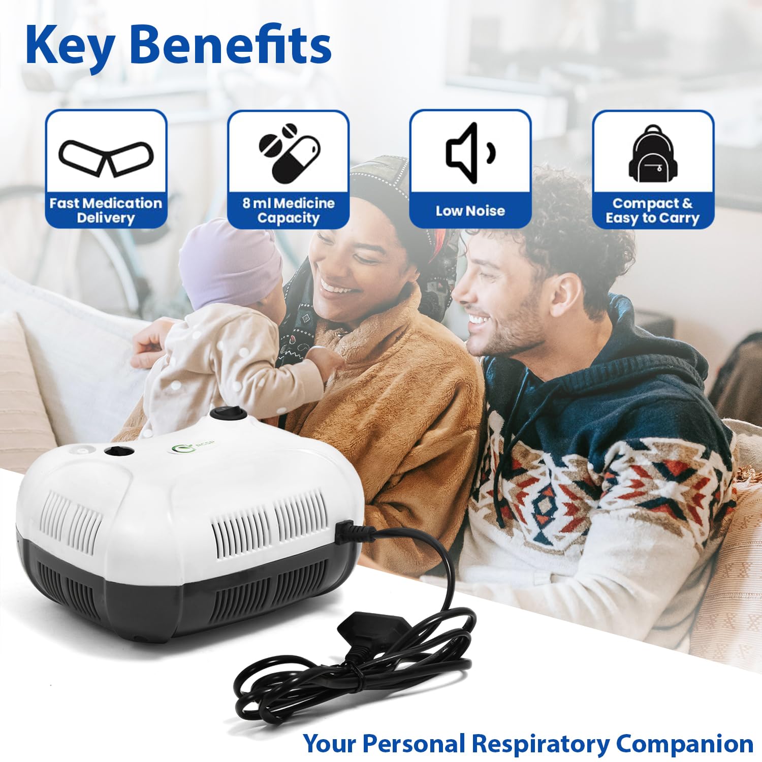 RCSP Nebulizer Machine for Adults and Children, Mini Handheld Nebulizer Mouthpiece Steam Inhaler for traveling and home use RCSP Nebulizer Machine for Adults and Children, Mini Handheld Nebulizer Mouthpiece Steam Inhaler for traveling and home use