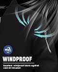 WULFUL Men's Bomber Jacket Lightweight Casual Windbreaker Zip Up Coat with Pocket