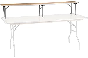 Flash Furniture Amara 72" Table Top Riser: Transform Your Table into a Bar Countertop