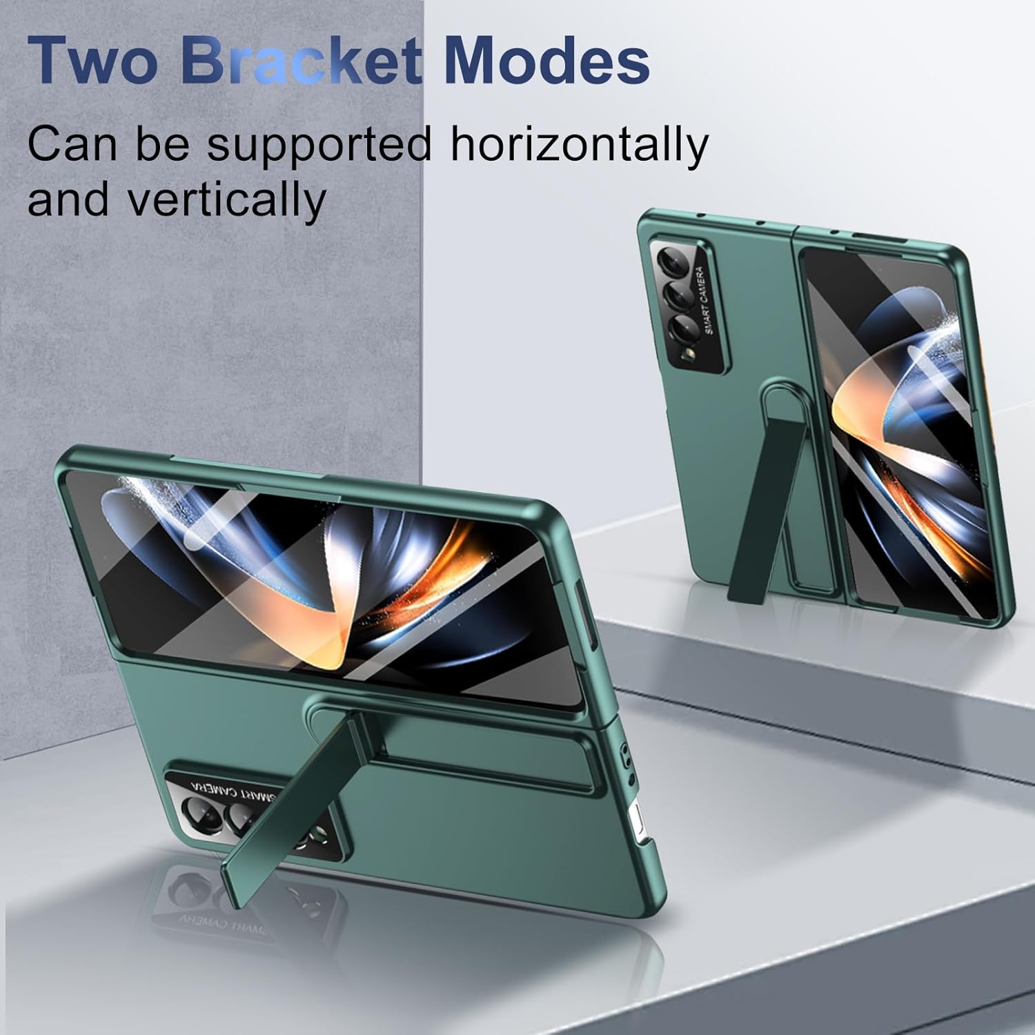 for Samsung Galaxy Z Fold 4 Case with kickstand [with Screen Protector] [Camera protection] kickstand Protection, Shockproof Cover, Ultra Slim Case for Samsung Z Fold 4 5G Phone Cases with Stand