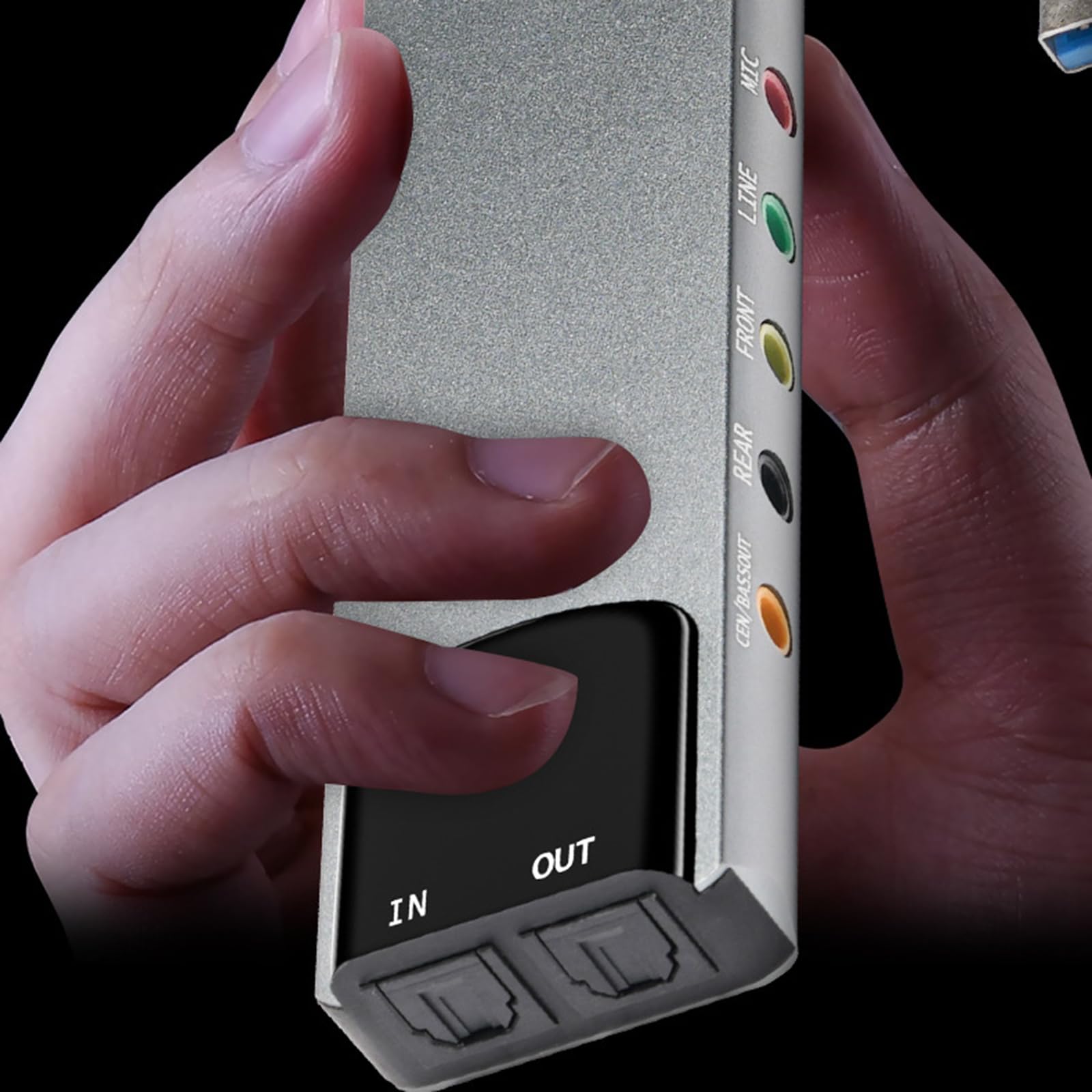 Carte Son Externe USB 5.1 - Audio 3D et Casque/Micro PC