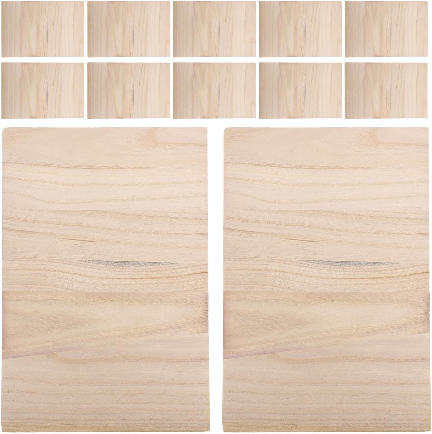 PRETYZOOM 12pcs Taekwondo Breaking Boards Martial Arts Performance Planks 0.3cm 0.6cm Thickness Wooden Kick and Punch Training Target and Adults