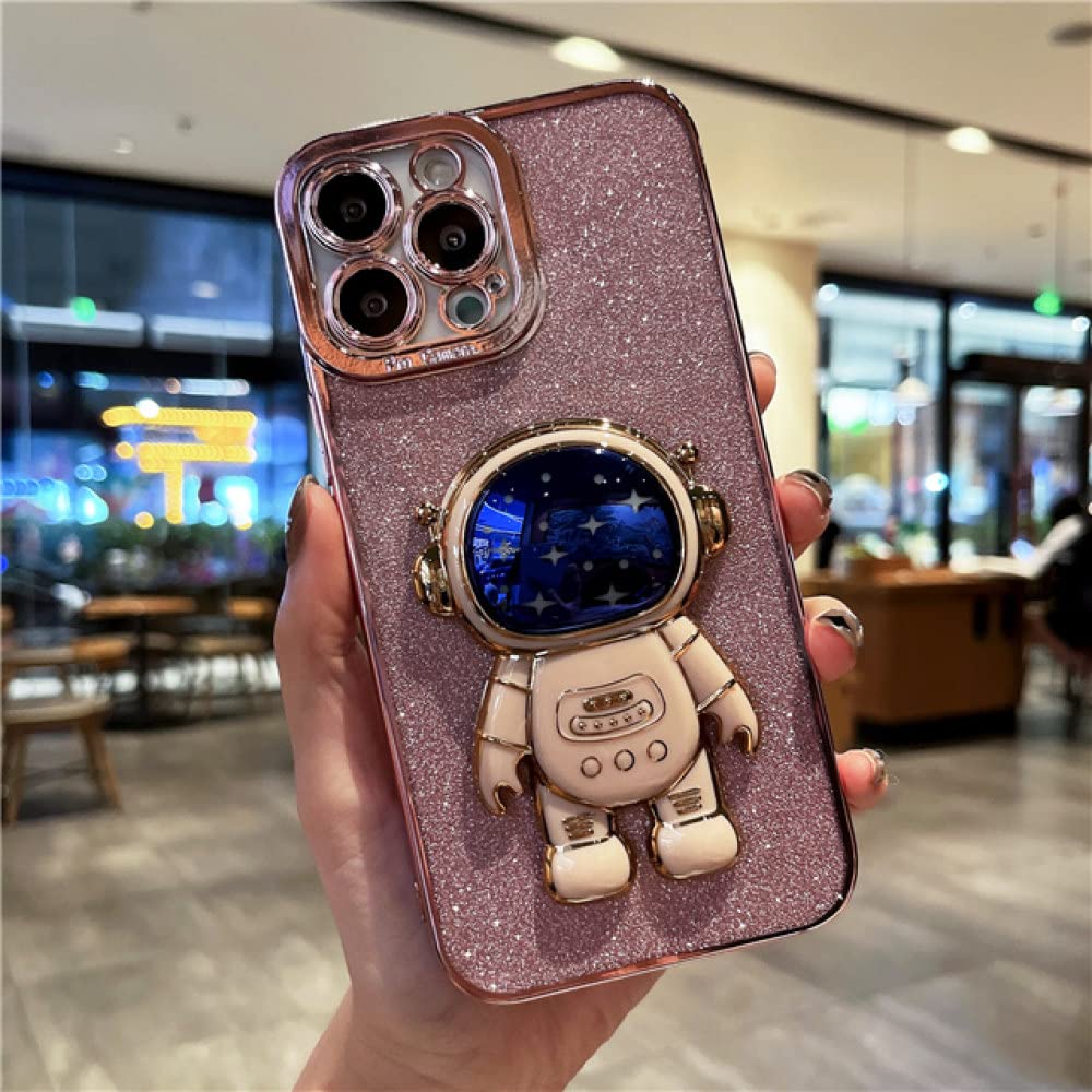 Support étui de téléphone pour iPhone 12 Pro paillettes - 8