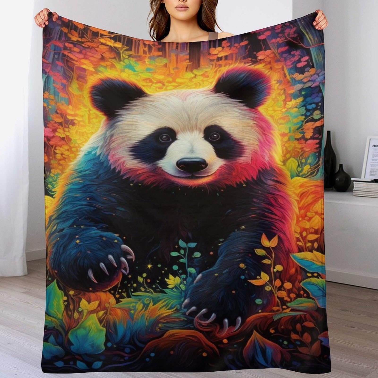 Couverture polaire panda, le cadeau moelleux idéal pour enfants et adultes