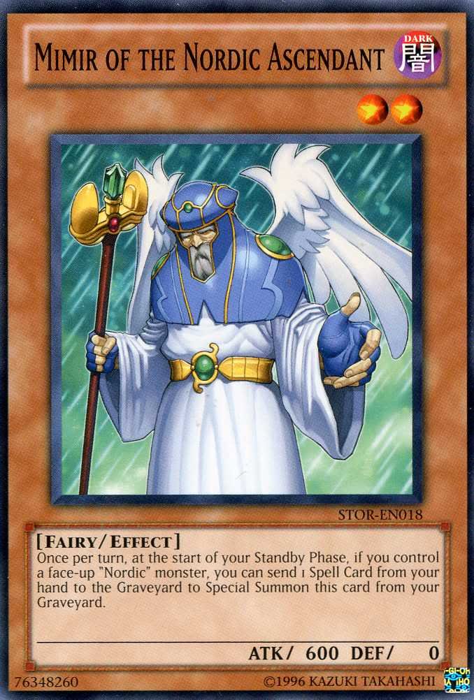 Yu-Gi-Oh! Mimir Of The Nordic Ascendant Card (STOR-EN018) – Storm Of Ragnarok Common – Unlimited Edition - View #8