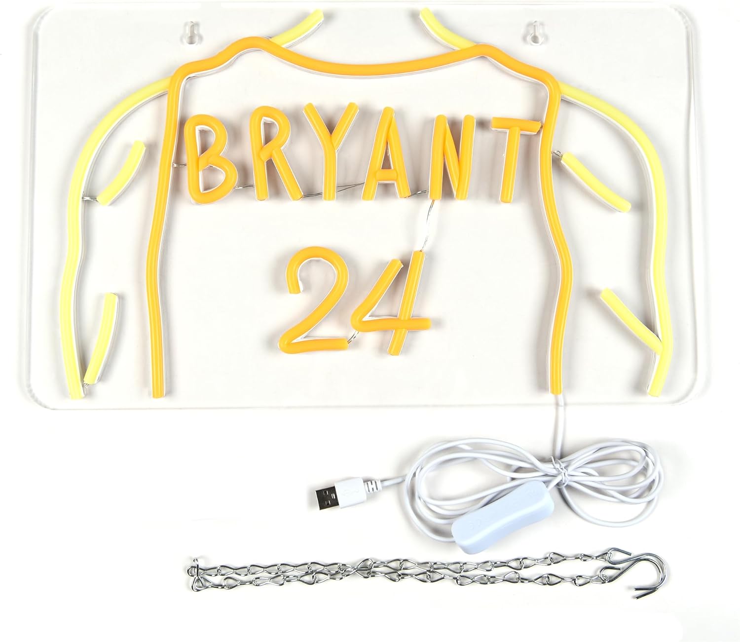 Basketball Neon Sign for Wall Decor Basketball LED Neon Sign for Basketball Fans,Basketball Lover Gifts for Kids Boys Man Dimmable USB Powered Switch Light Up Sign(ZYLD034)