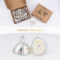 DiCUNO GU5.3 LED Izzó 5W - Dimmelhető MR16 Spotlámpa, Természetes Fehér 4000K, 500LM, 50W Halogén Helyettesítő, 120° Szórási Szög, Beltéri S 8