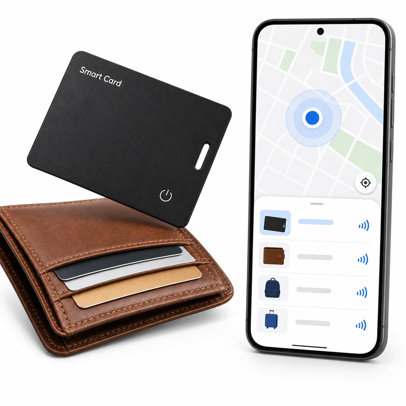 Amazon.com: Zoilytech Wallet Tracker Card for Android,Rechargeable