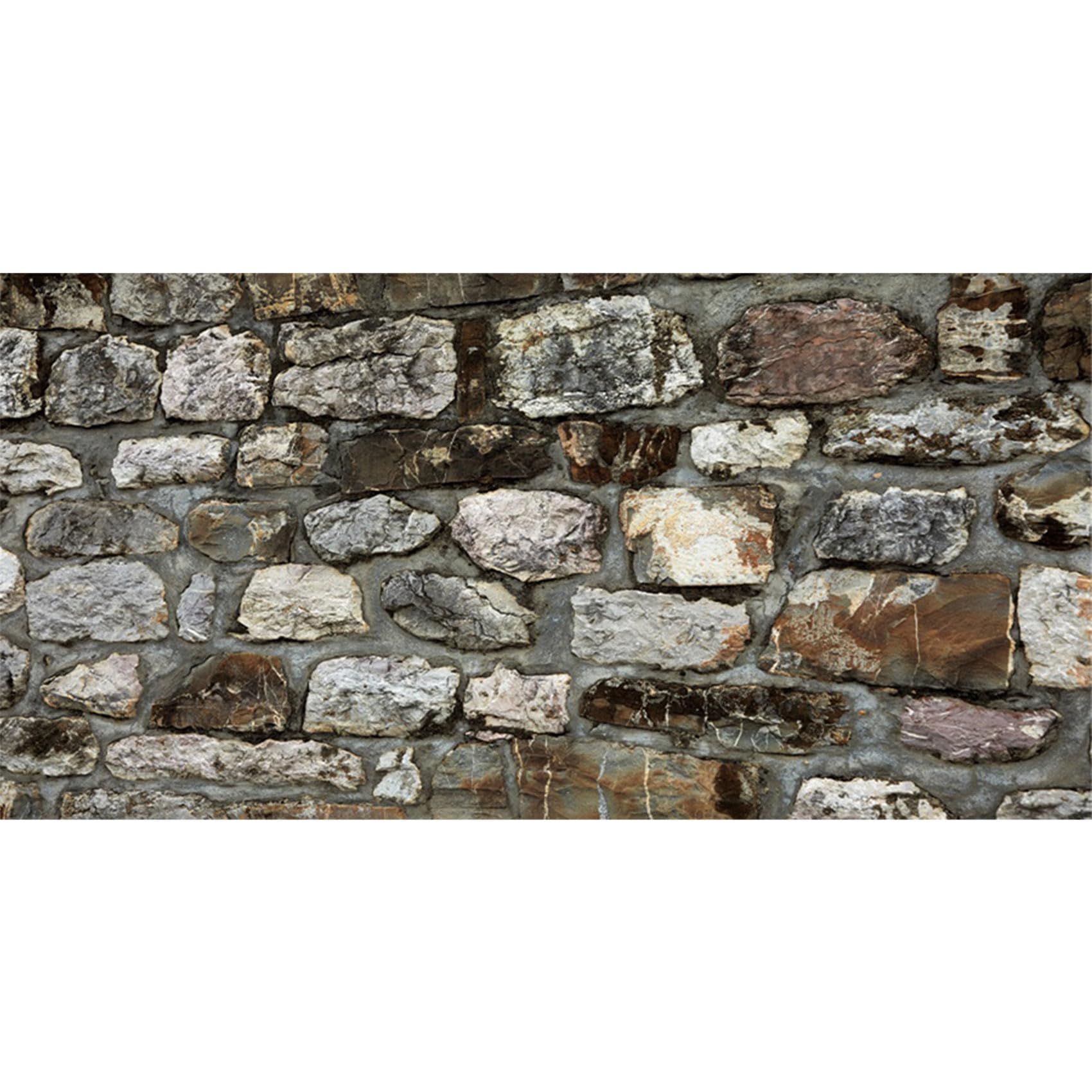 MIRRORANG 91x41cm Durable Vinyl Background Stone Aquarium Background Rocky Fish Tank Background Rock Terrarium Background โ image 1