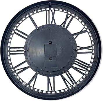 Emores 51 Cm Flowing Second Quiet Mechanism Wall Clock