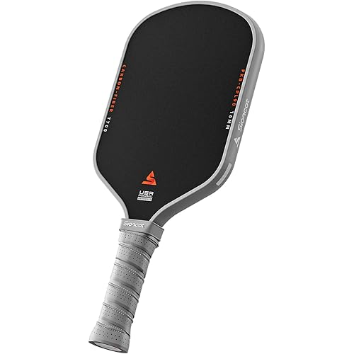 Pickleball Paddles, Carbon Fiber Pickleball Paddle with a 16mm Honeycomb Polymer Core, The Pickleball Rackets Designed for Ultimate Spin & Consistency
