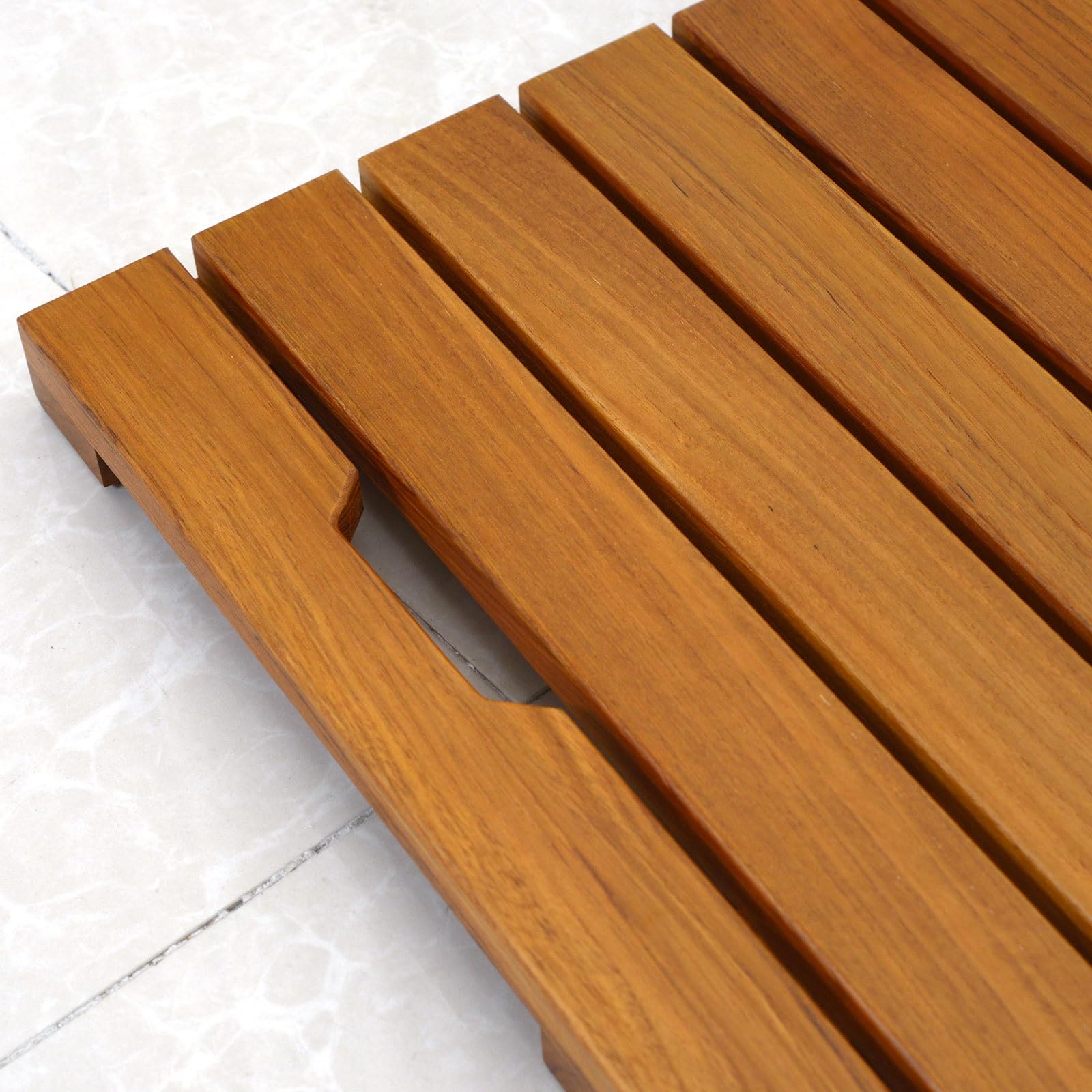 Alfombrilla De Madera Extra Grande, Alfombrillas De Ducha Antideslizantes For Personas Mayores, Revestimiento Protector Resistente Al Agua For Ducha/bañera/Inodoro Interior(40x70cm)