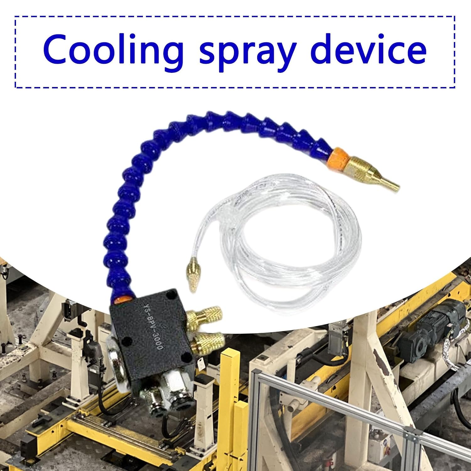 Upgrade Version Mist Coolant Lubrication Spray System for Metal Cutting Engraving Cooling Sprayer Machine for Air Pipe CNC Lathe Milling Drill