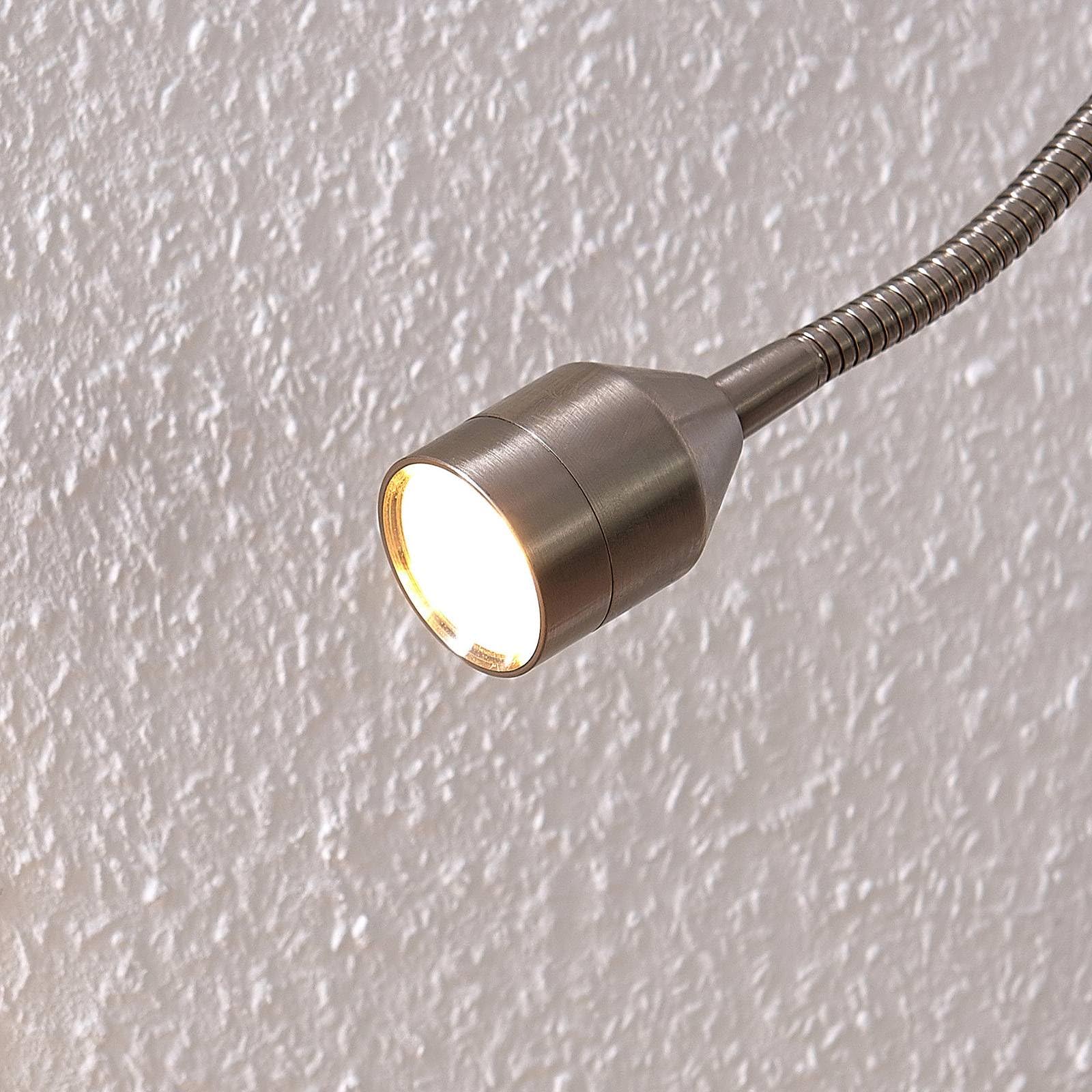 Lindby Lampada con morsetto (Moderno) colore Grigio, in Alluminio ad es. Studio & Ufficio lampadina inclusa lampada da tavolo scrivania lettura