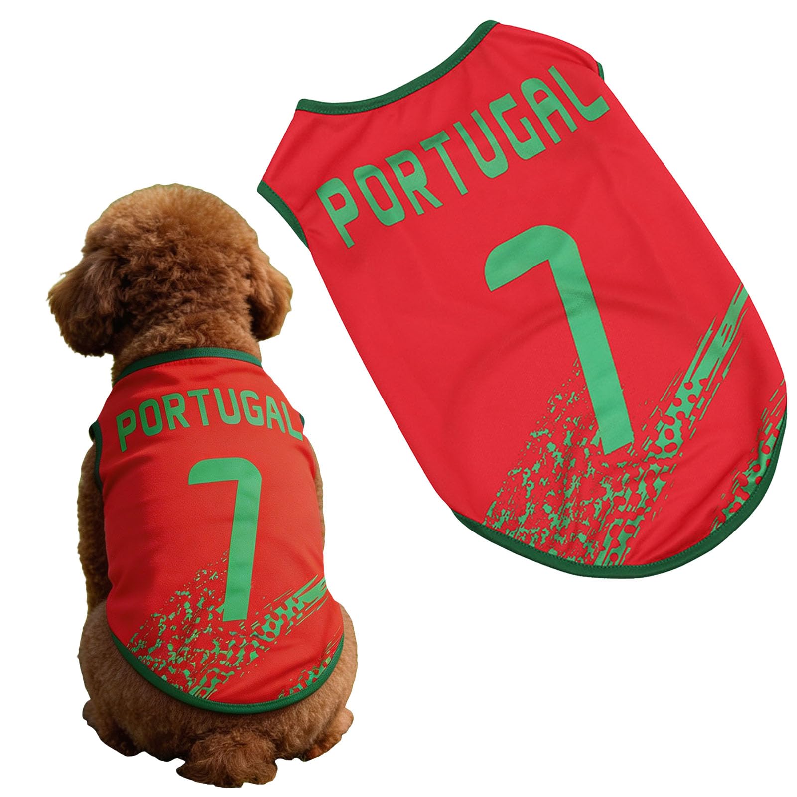 Pet Dog Soccer Sleeveless Breathable Mesh Puppy Sports Costume Football Sportswear Clothes Summer