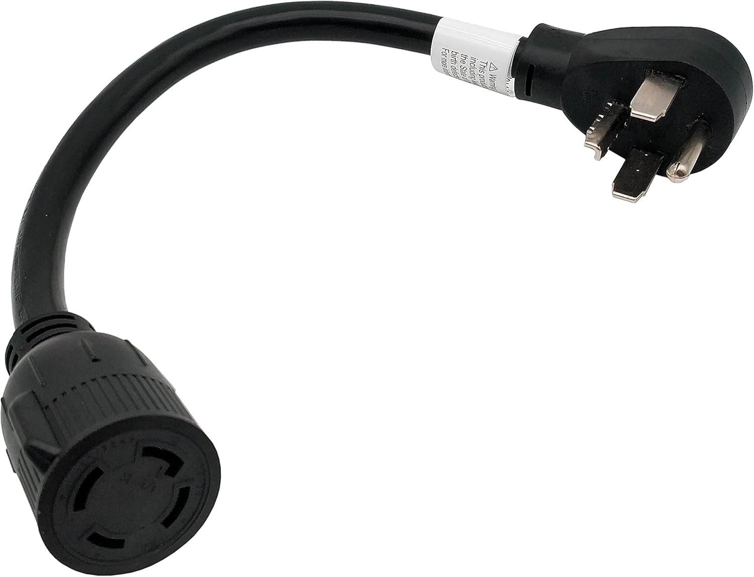 Parkworld 60745 Adapter Cord Dryer 4-Prong 14-30 Plug Male to Generator L14-30 Receptacle Female 30A 250V, 14-30P to L14-30R 1.5FT