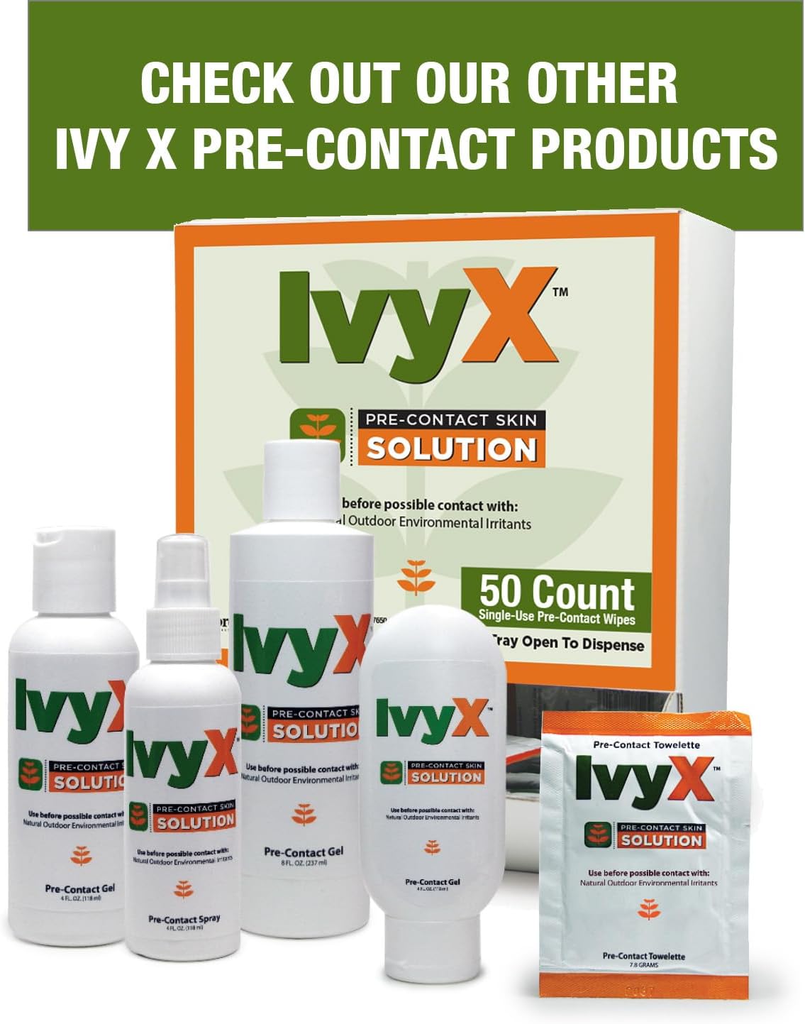 CoreTex Ivy X Pre-Contact Poison Ivy Protection Gel - 8oz Bottle of USA-Made Ivy Barrier Gel to Help Prevent Itchy Rashes from Poison Ivy, Poison Oak, & Poison Sumac - Quick Dry & Chalk-Free Formula - Image 7