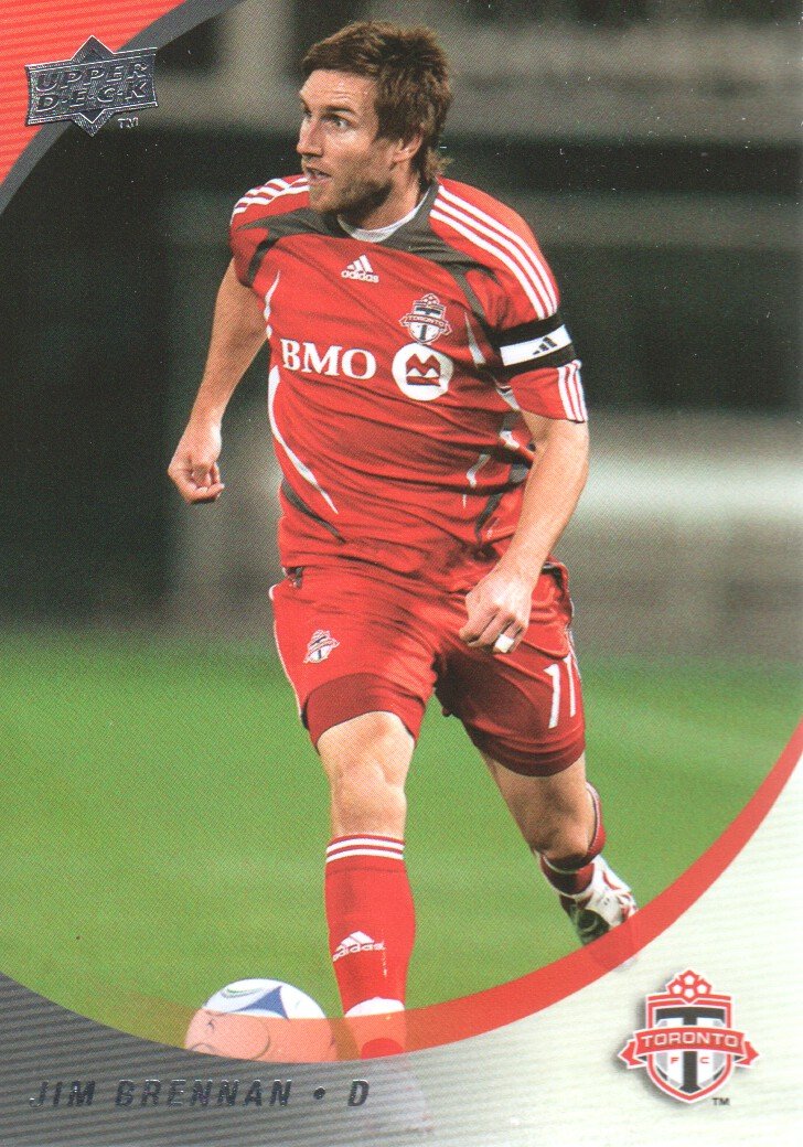 Amazon.com: 2008 Upper Deck MLS Soccer #188 Jim Brennan Toronto FC