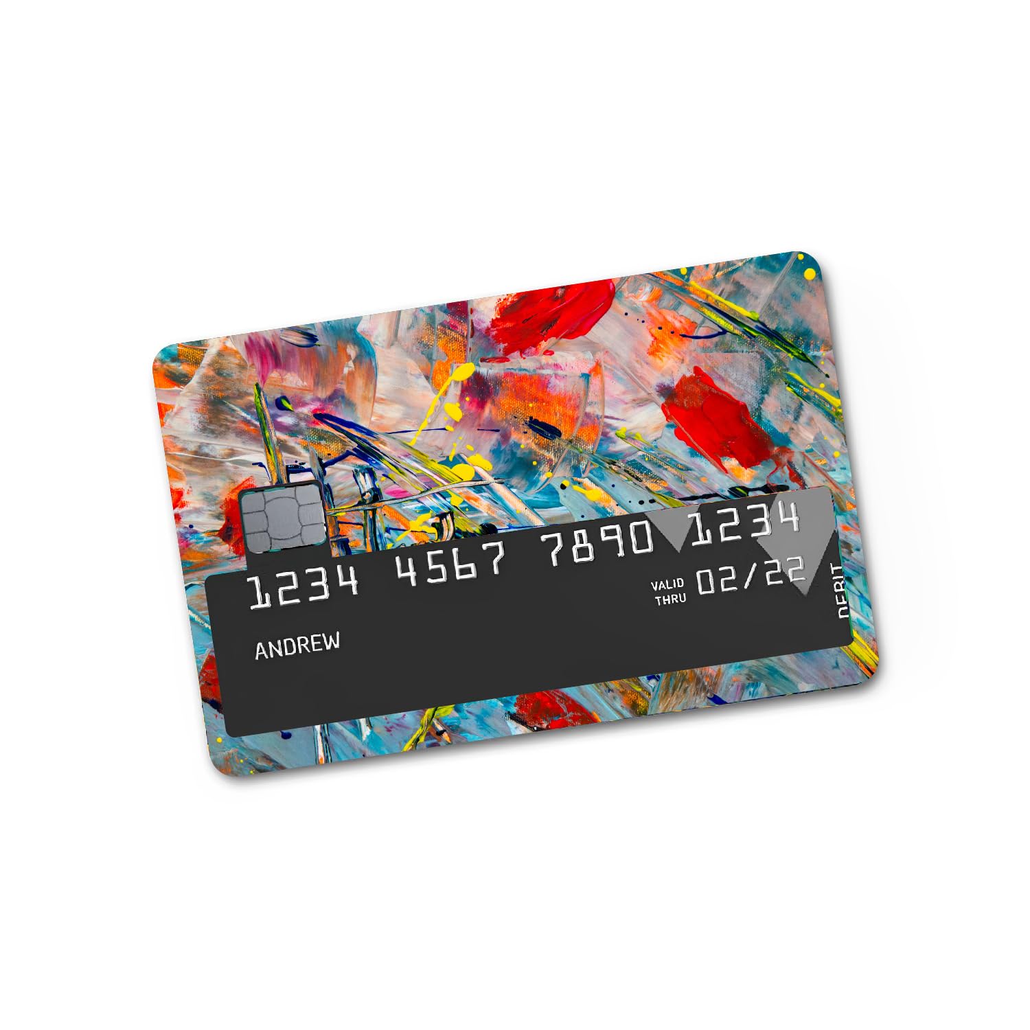 ISEE 360 Abstract Credit Card Sticker for Debit Credit Cards Skin Stickers