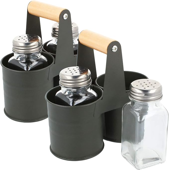 Holibanna Bienen Gewürzstreuer Set 4-teilig - Salz & Pfeffer Shaker Für Küche & Partys