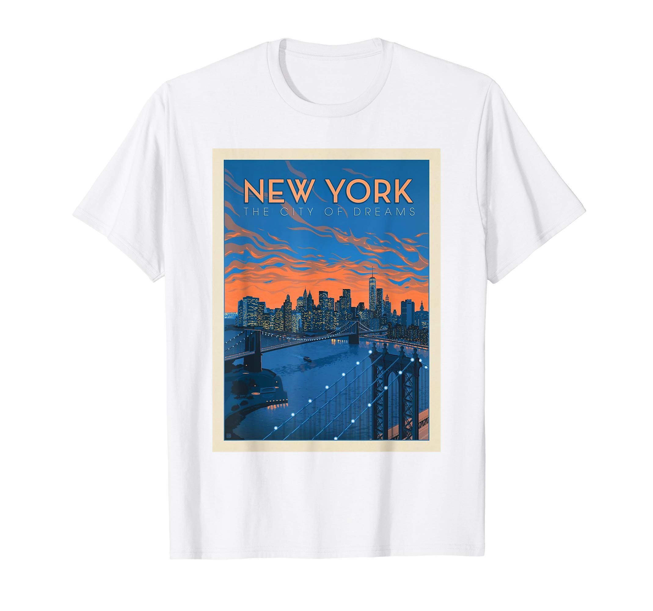 Vintage Travel Poster Retro - New York T-Shirt