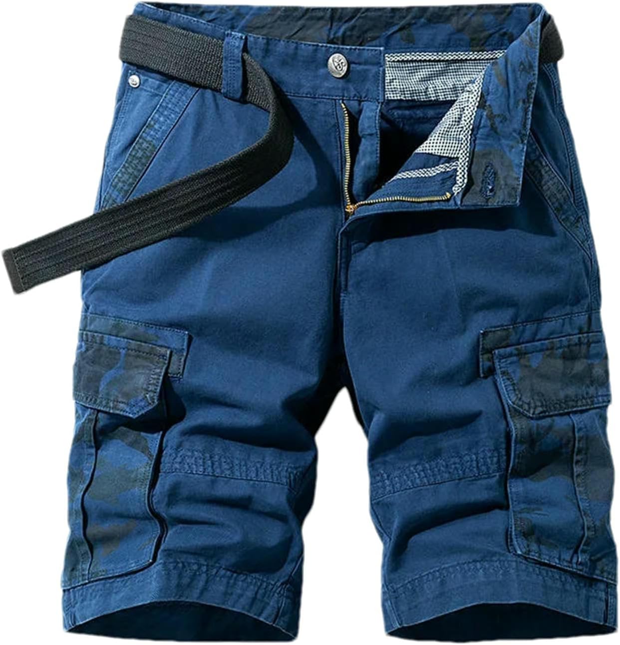 Summer Men Cargo Camouflage Shorts Mens Cotton Beach Multi Pocket Shorts Man Spring Casual Joggers Shorts Male