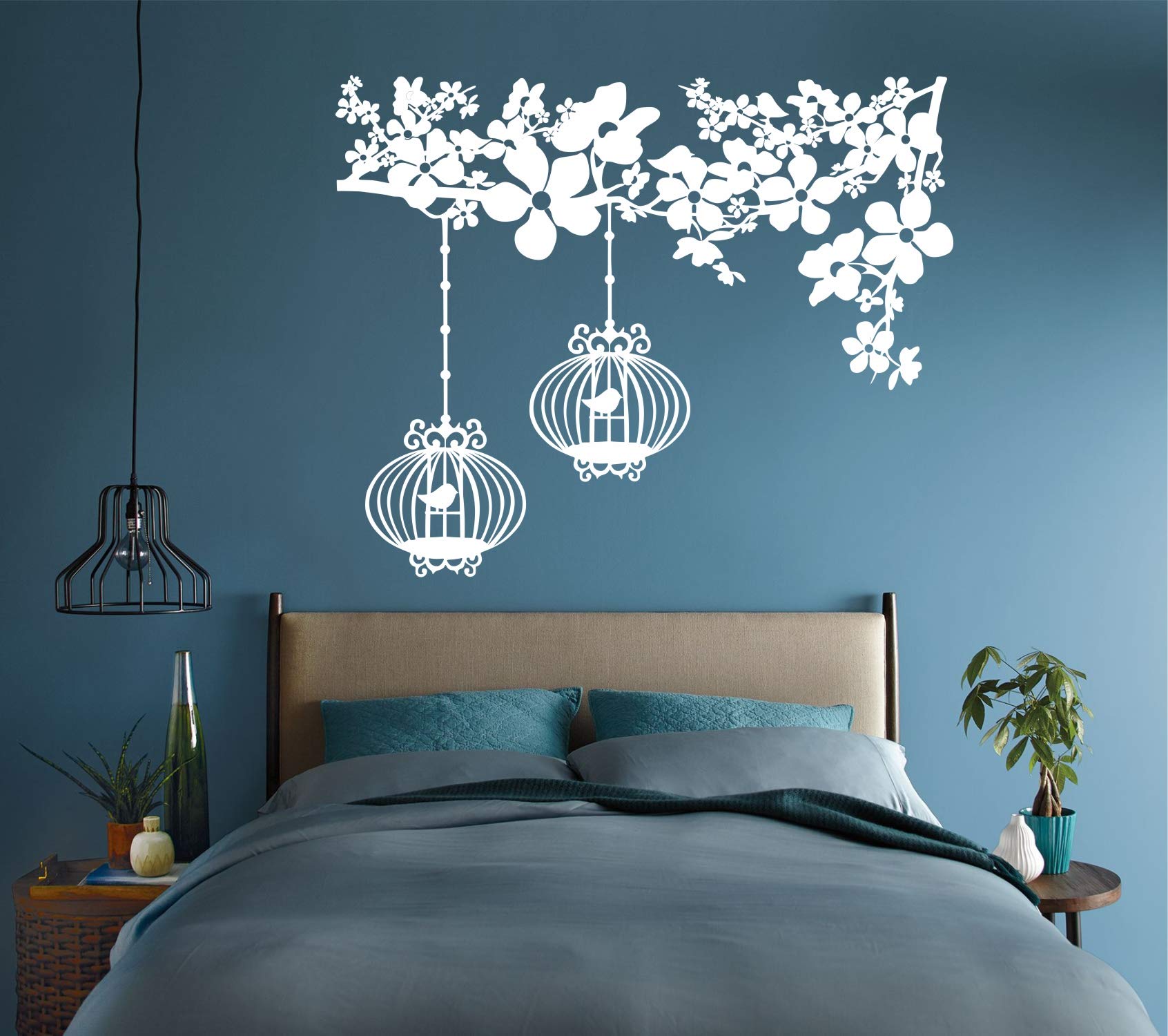 Sticker Yard Vinyl Flowers Wall Window Tiles Mirror Door Sticker, 76 x 58 cm, White (B082R94ZCB) Amazon Price History, Amazon Price Tracker