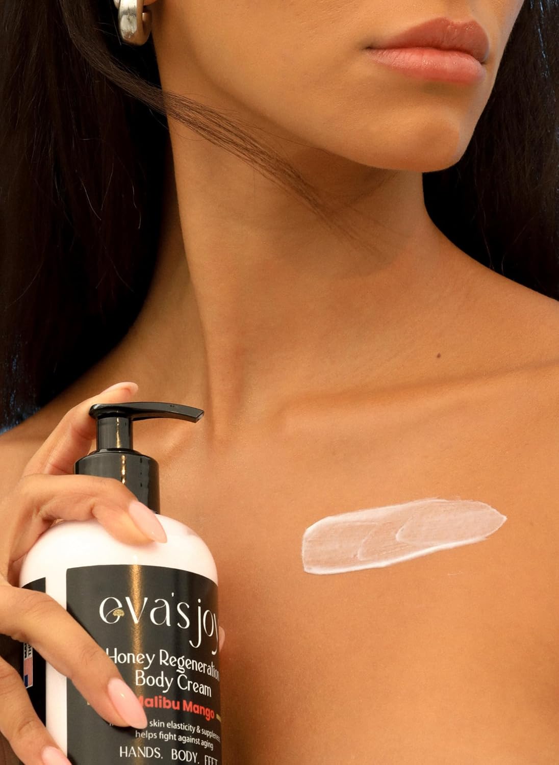 Eva's Joy Malibu Mango Regeneration Body Cream, Nourishing Moisturizer for Soft, Glowing Skin, Supports Skin's Natural Health, 16 oz - Image 6