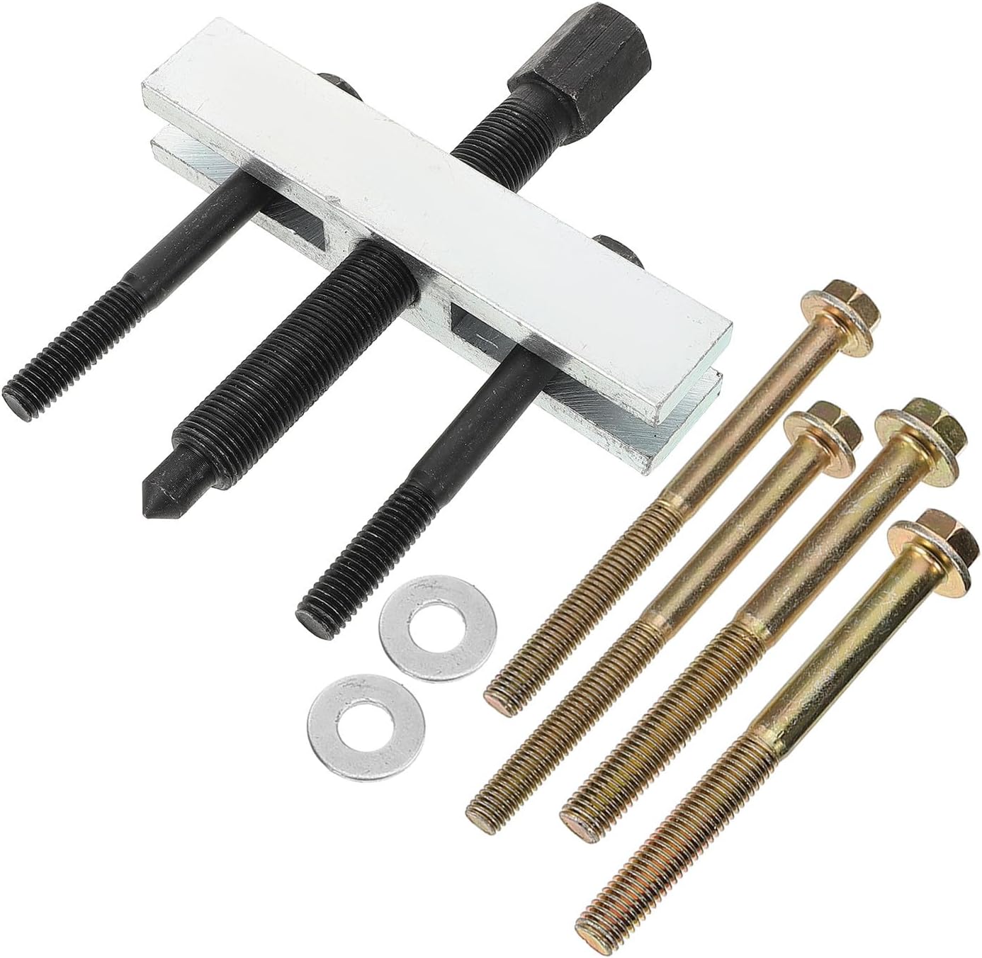 Timing Gear Puller Tool Set for Crankshaft Pulley and Bearing Removal, Sturdy Steel Construction, for Mechanics and Hobbyists Working on Vehicles and Machinery