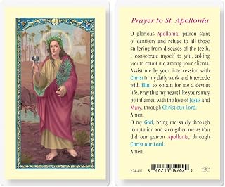Prayer to St. Apollonia Laminated Cards 25 Count